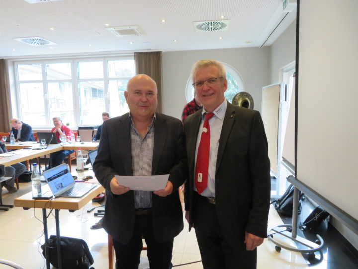 Christian Dammbrück wird geehrt