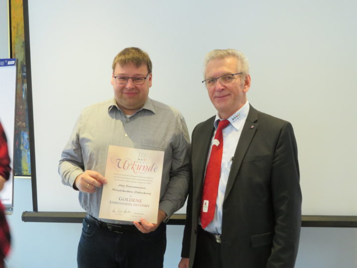 Jörg Dannemann wird geehrt